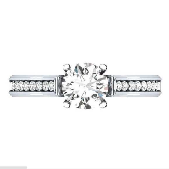 Jewelry - 💐 Round Cut 2.35 ct. White Sapphire in .925